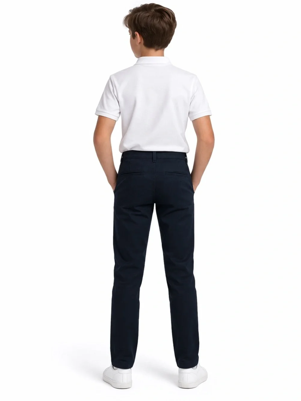 The Children’s Place Boys Navy Chino Pants Size‎ 14 Slim Stretch School NWT